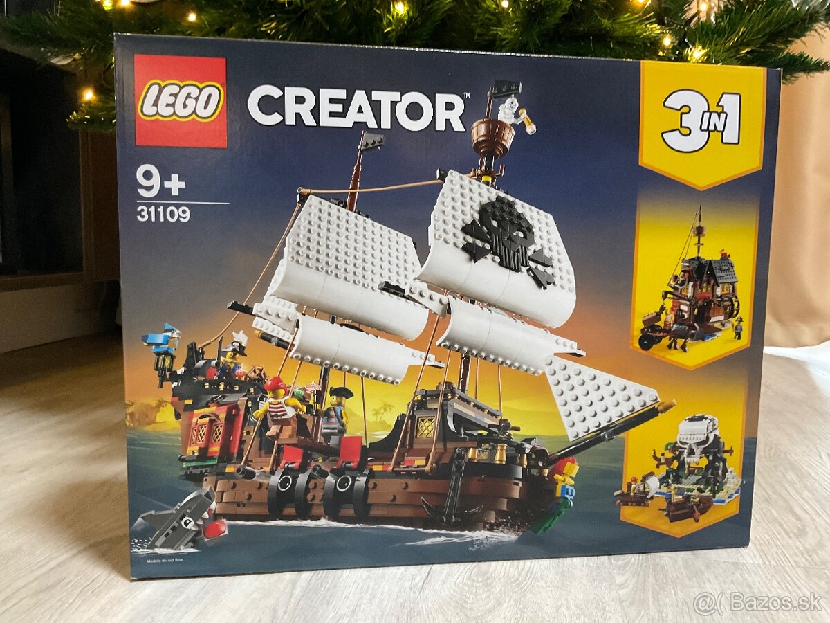 LEGO® Creator 31109 Pirátska loď  - Nové, nerozbalené