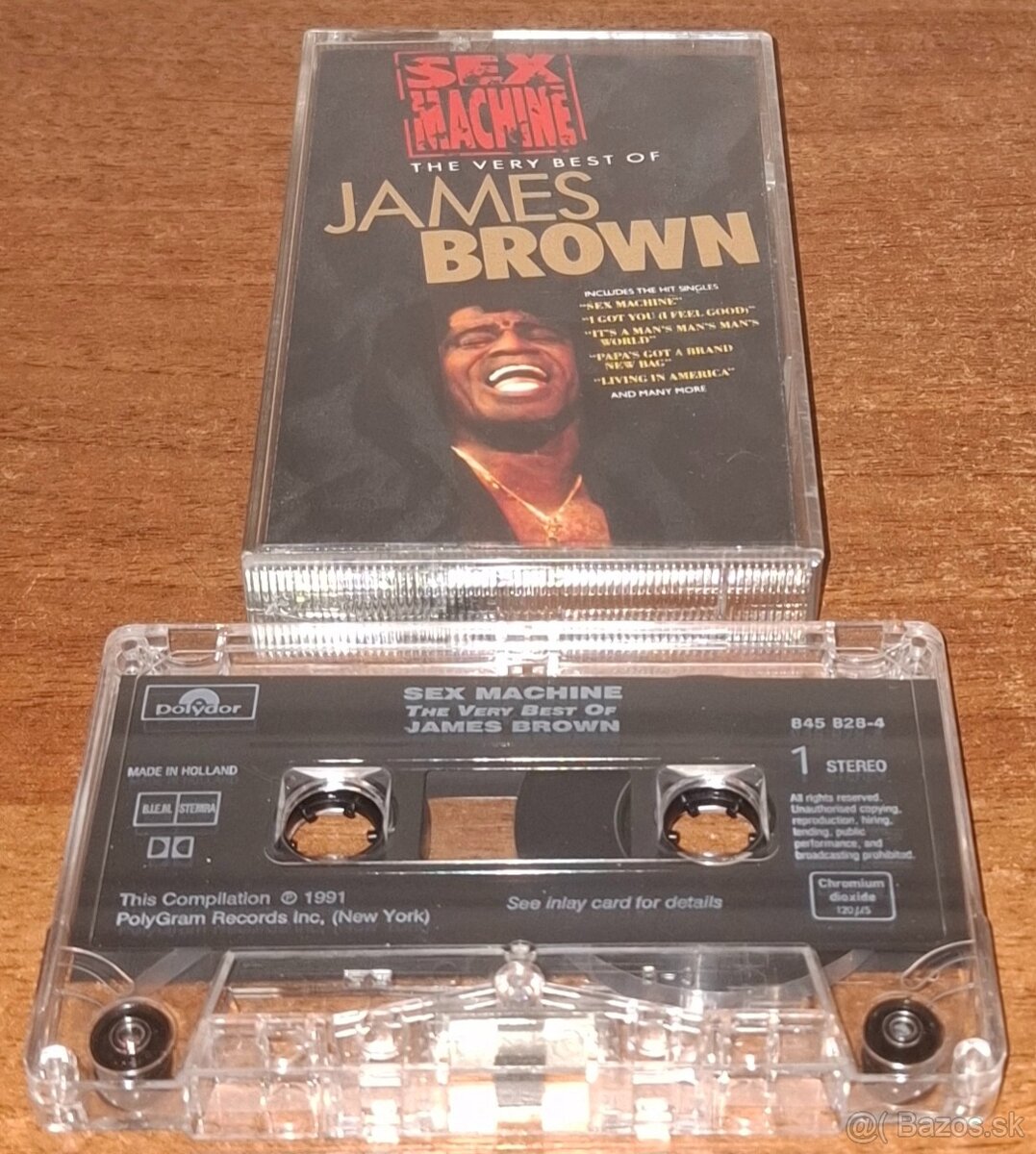 MG Kazeta James Brown – Sex Machine... / 100% TOP STAV