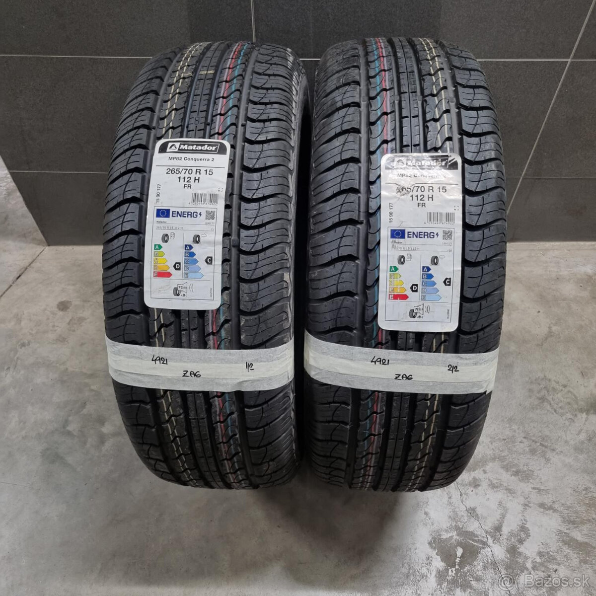 Letné pneumatiky 265/70 R15 MATADOR DOT4921