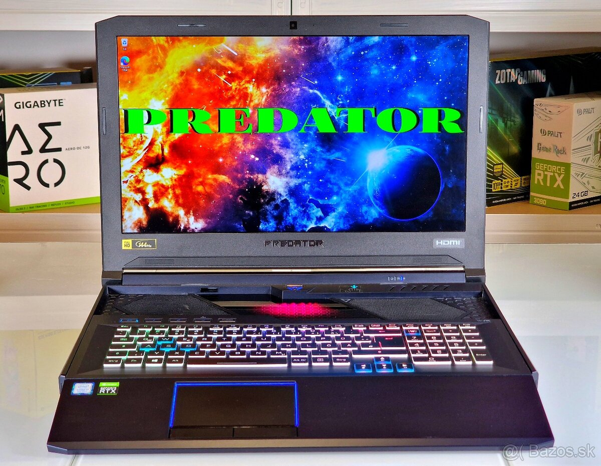 Herný notebook ACER PREDATOR HELIOS 700 | 17,3 144Hz | 32GB