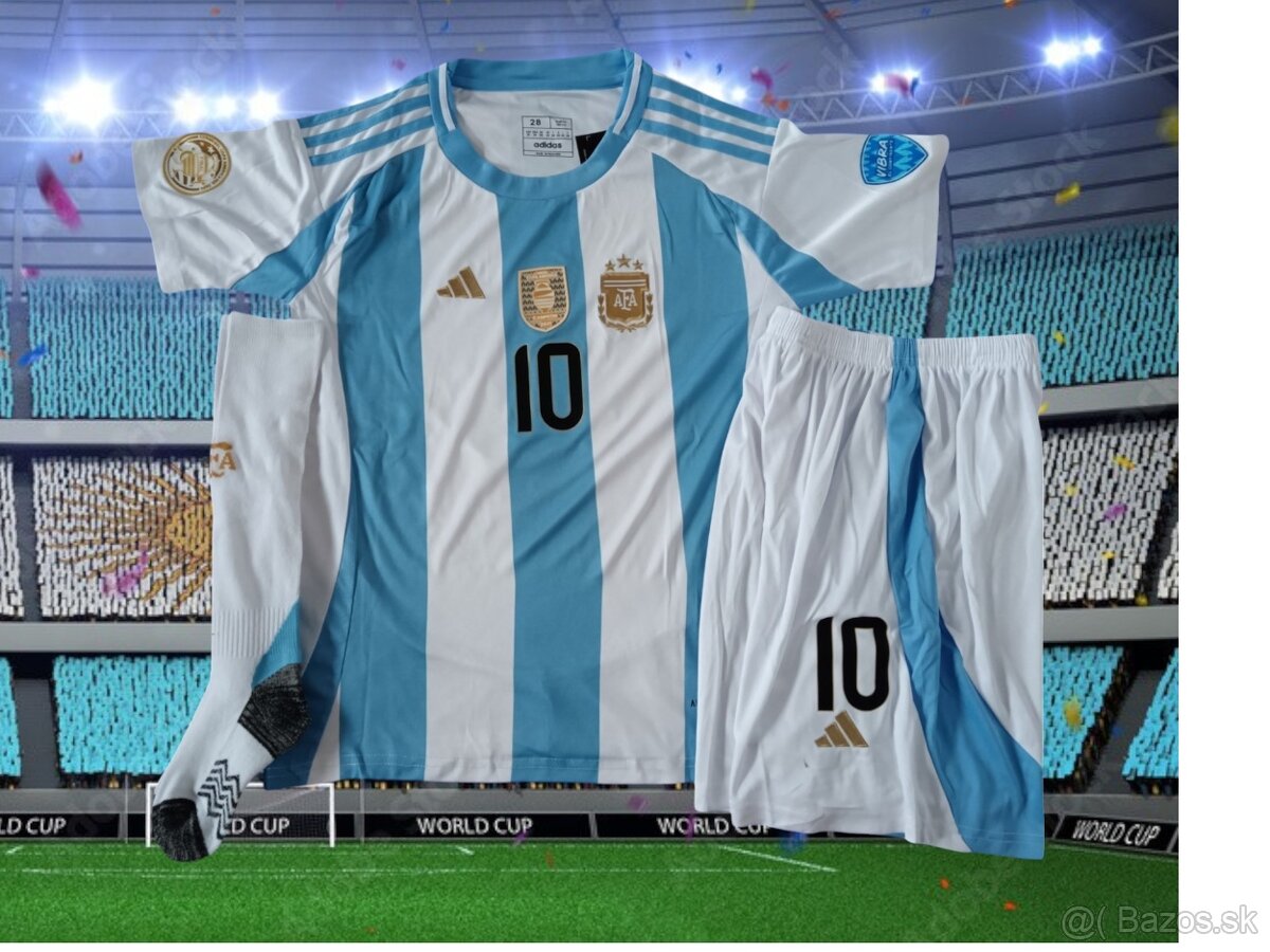 detský dres MESSI Argentína Copa America 2025