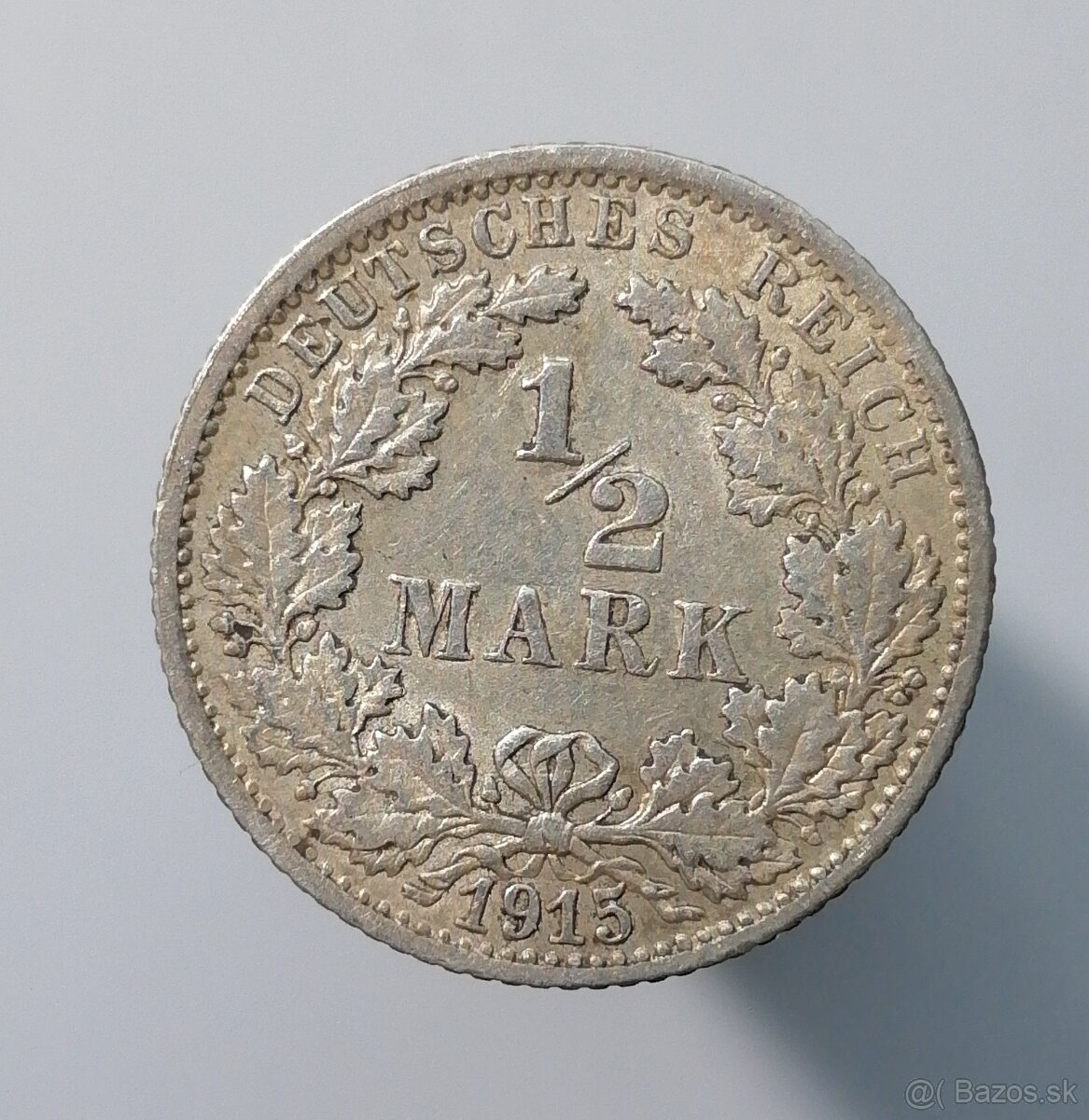 1/2 mark 1915 F, Nemecko