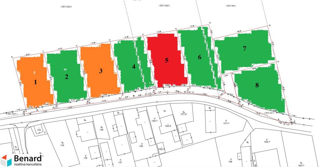 STAVEBNÉ POZEMKY V OBCI HUBOŠOVCE, 10 KM OD MESTA PREŠOV