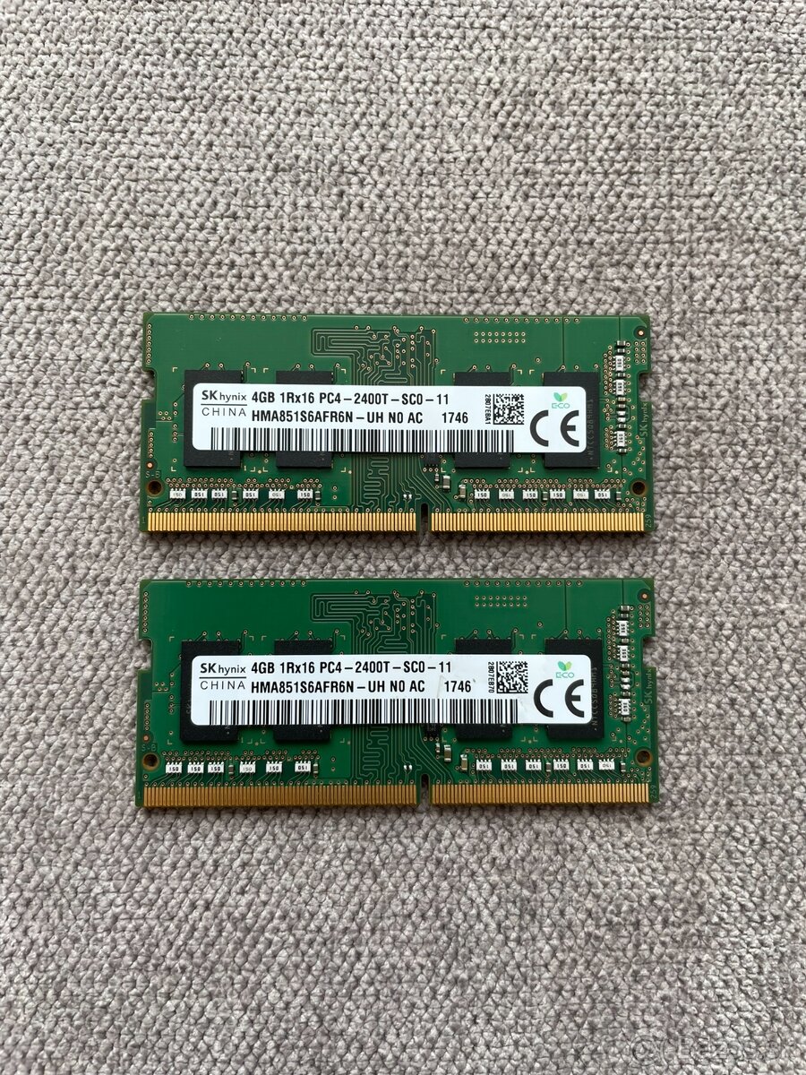 Predám RAM DDR3/4 4GB alebo 8GB (2x4GB) kit do notebooku