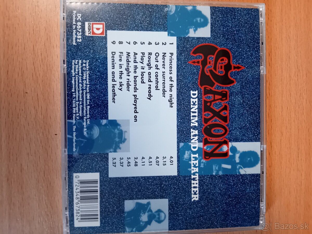 CD Metal - SAXON - DENIM AND LEATHER