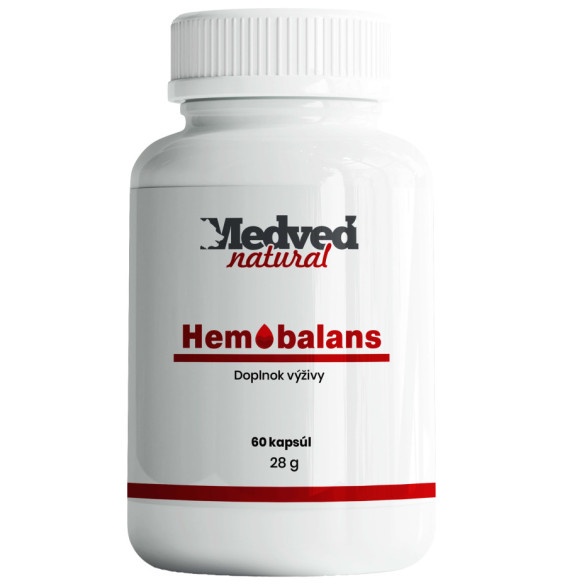 Medveď natural Hemo balans 60 kapsúl