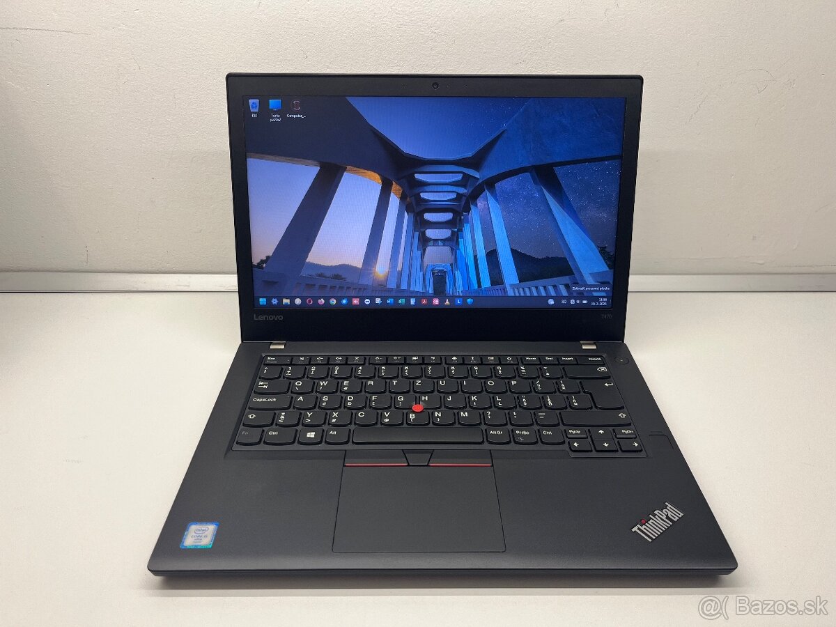 Lenovo ThinkPad T470 14" i5-6300U/8GB/SSD256GB/HD/TN/ZAR12m