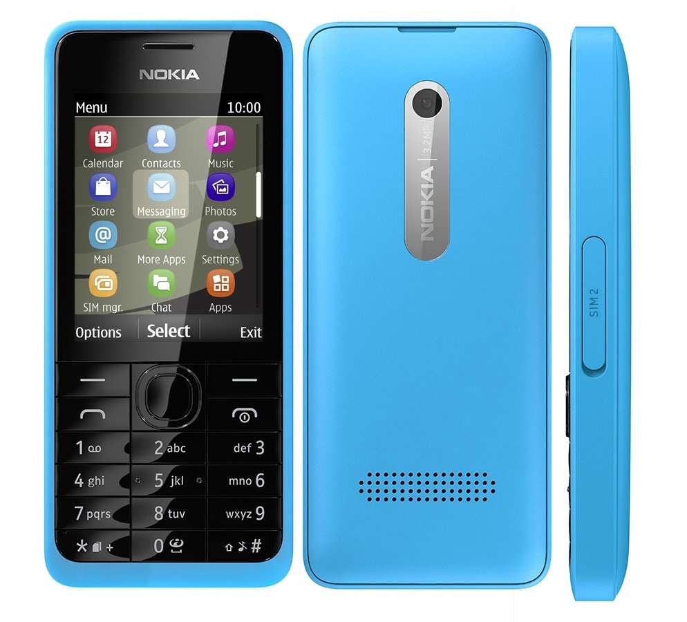 Predám mobil Nokia 301 blue