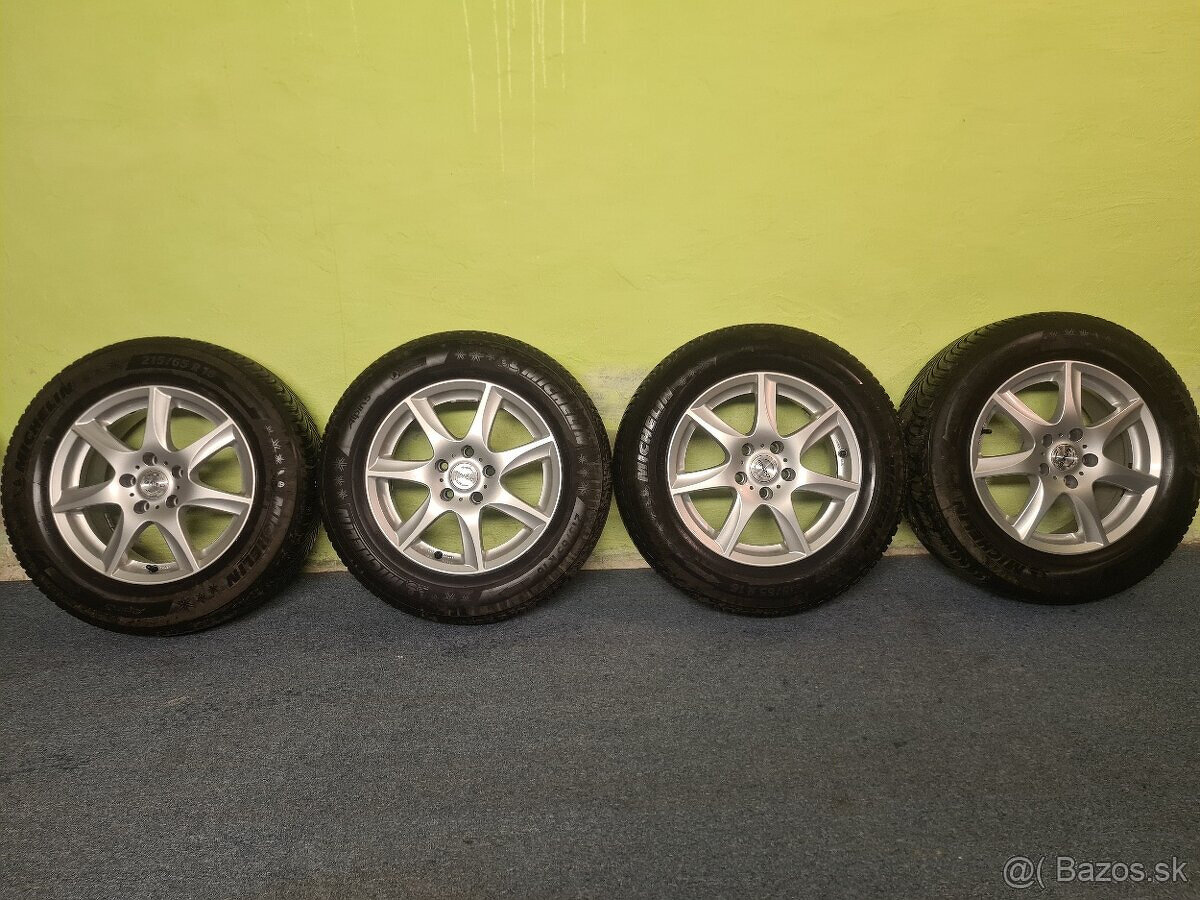 Alu.ENZO 5×112R16+pneu 215/65R16 ZIMNÉ