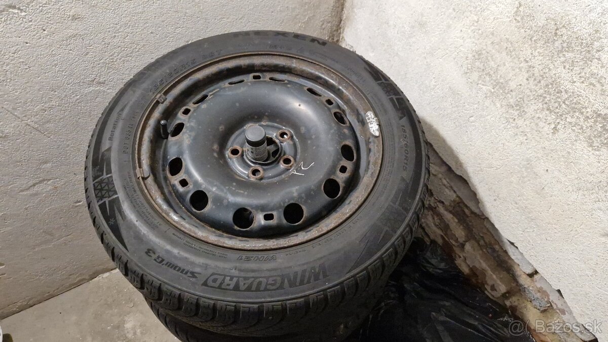 185/60 R15 zimne pneumatiky pre Škoda Rapid