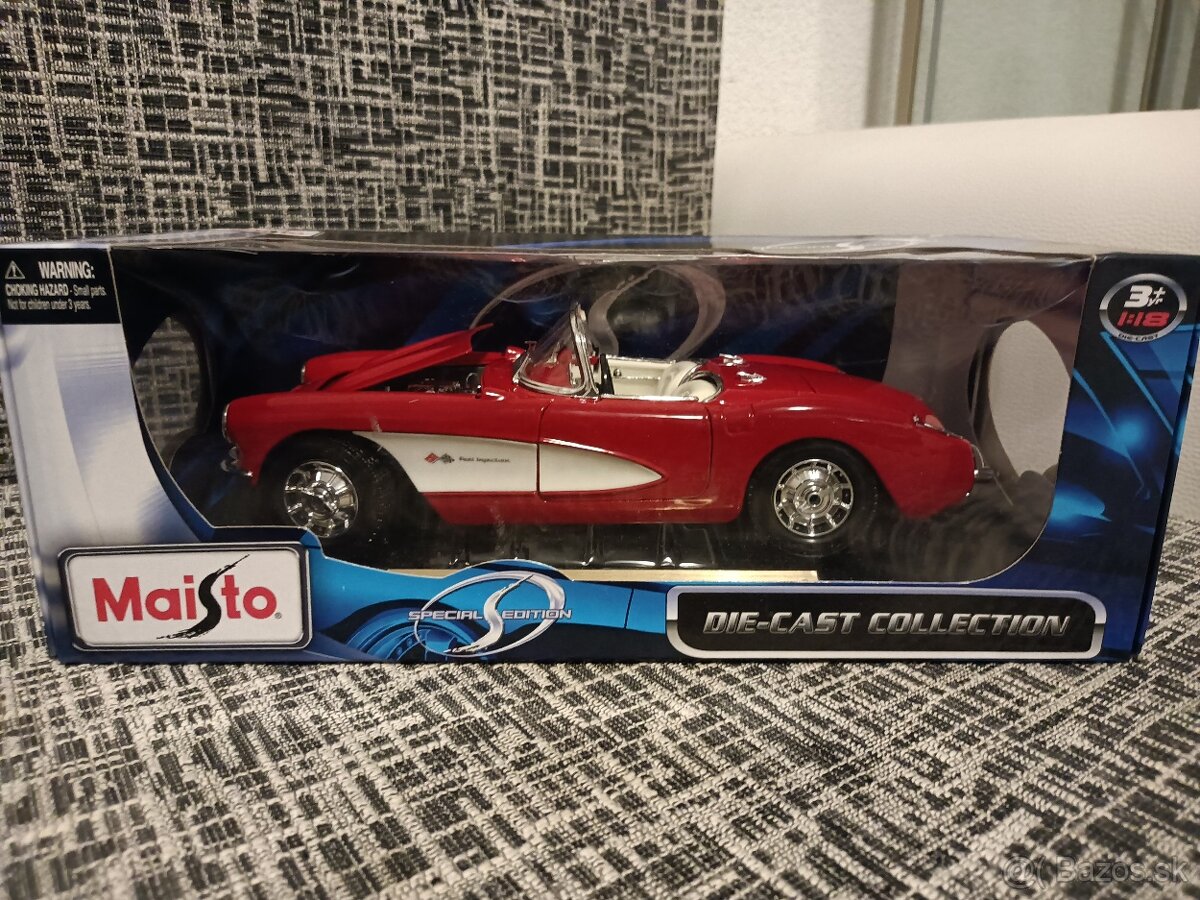 MODEL CHEVROLET CORVETTE  1957 1:18