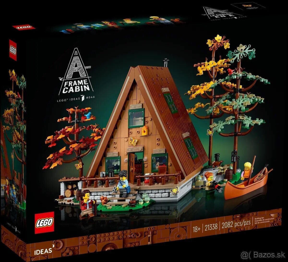 predam nove lego 21338 a-frame cabin