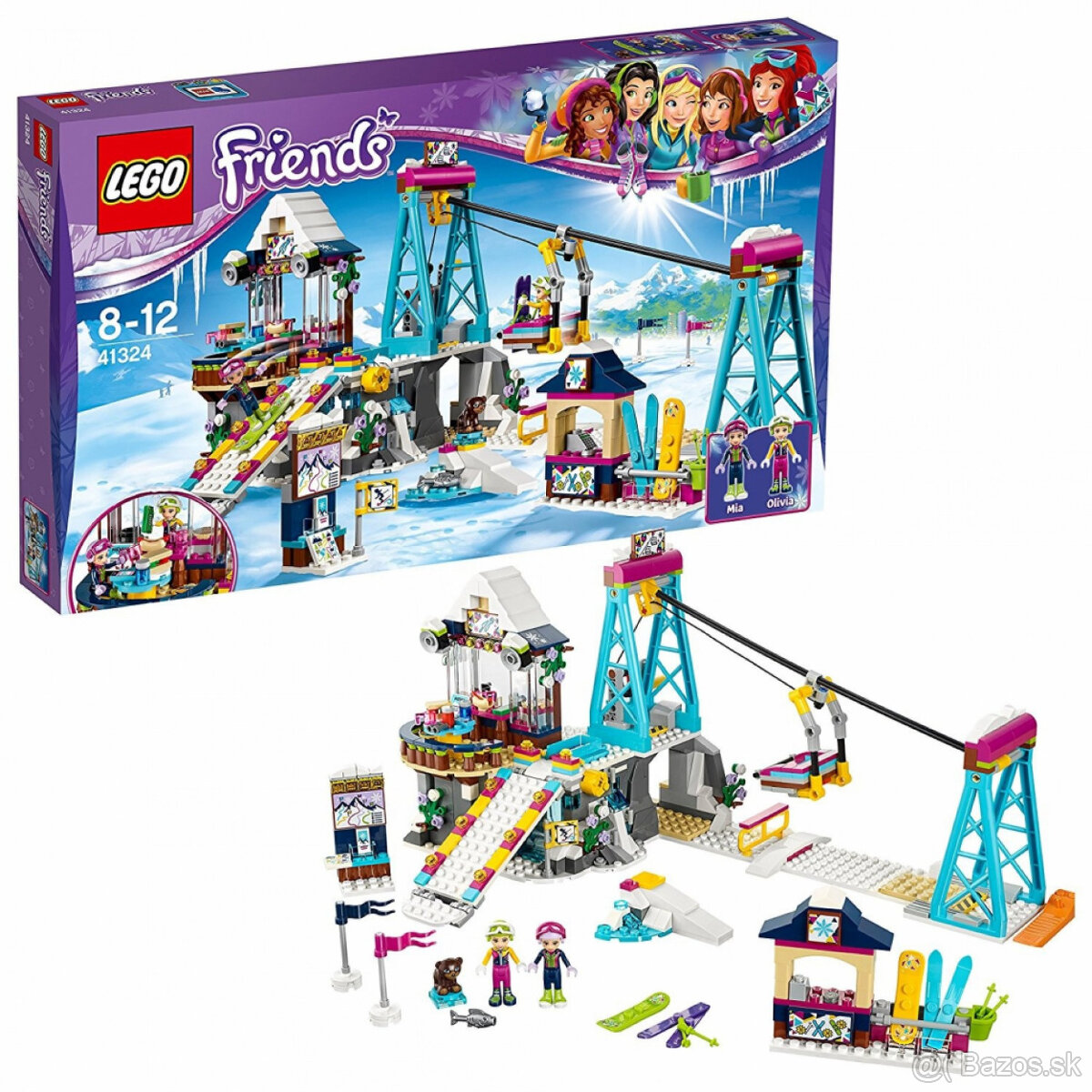 Lego Friends 41324 Lyžiarsky vlek v zimnom stredisku