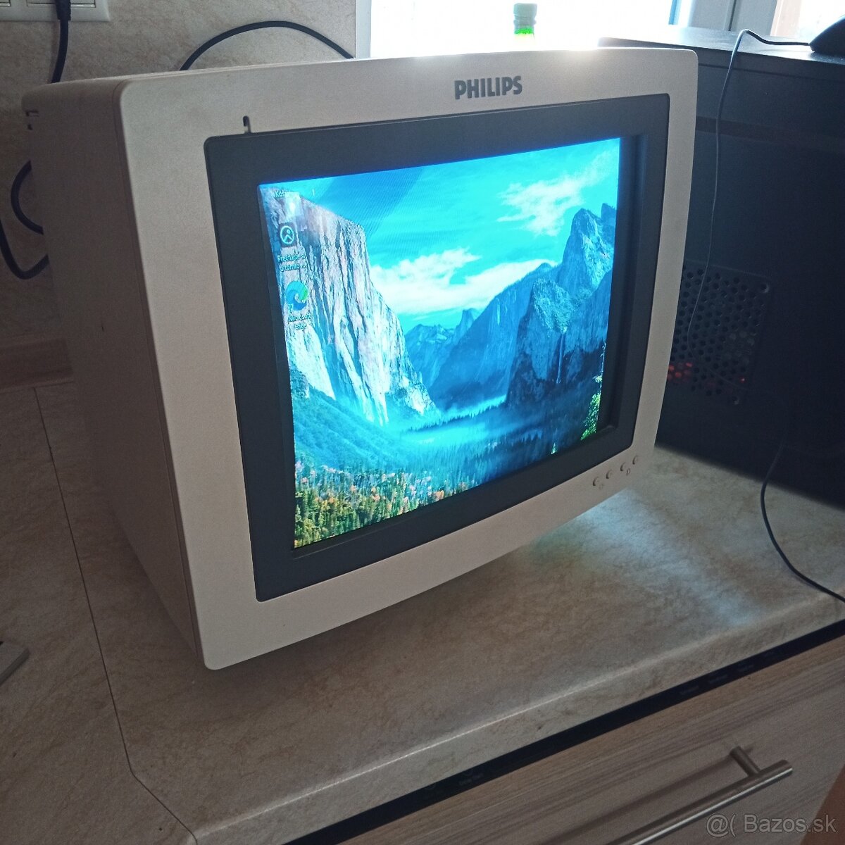 Philips CRT Monitor Vintage Tube Gaming Retro