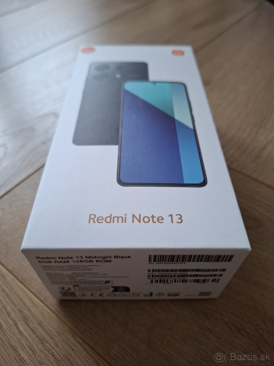 Redmi note 13- 128 GB, zabalený nový