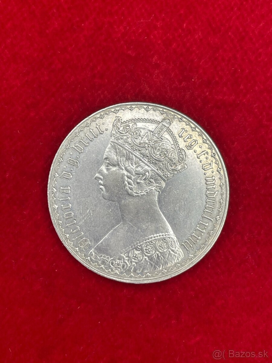 TOP STAV Strieborný 2 Shillings 1883 kráľovnej Viktórie