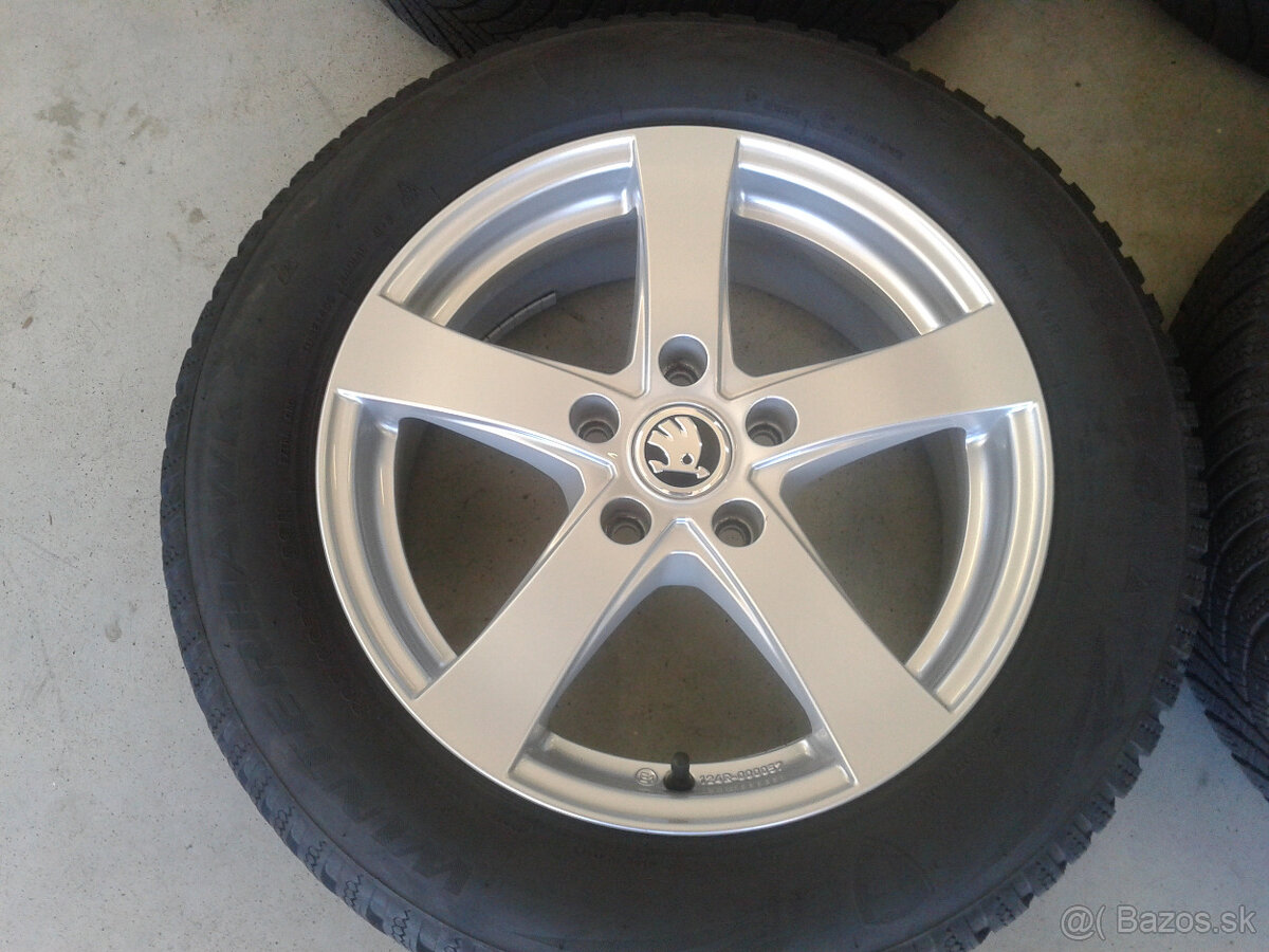 Zimne ALU 5x112 R16 6,5J ET46 DEZENT SKODA