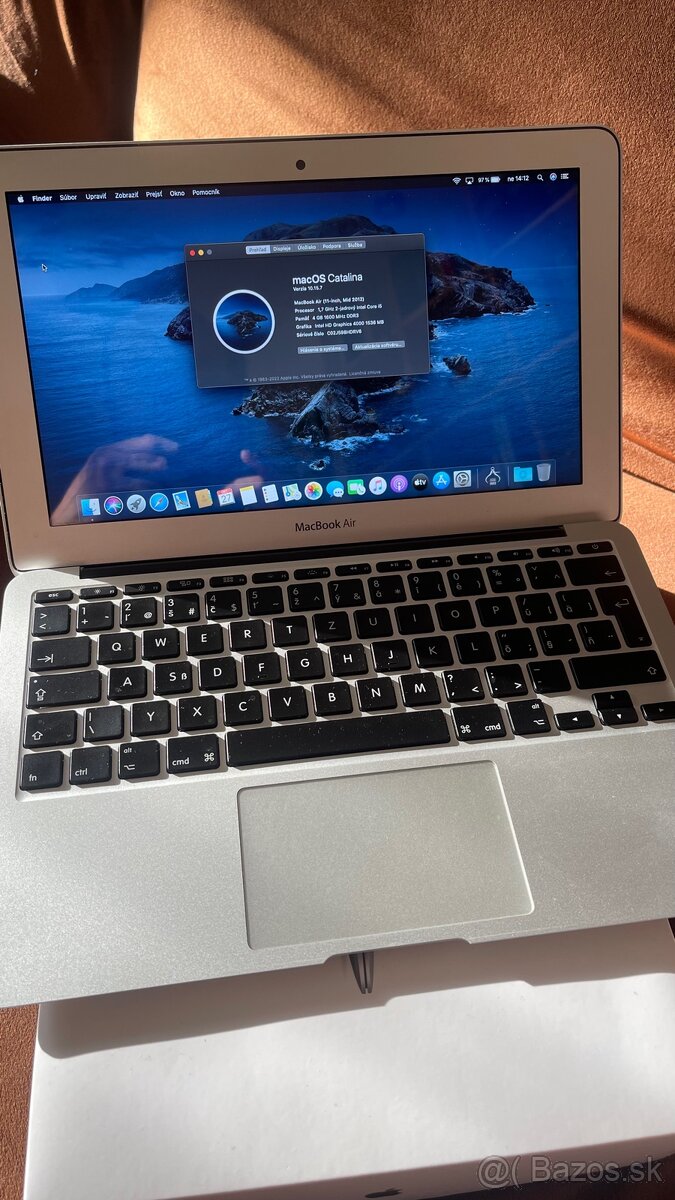 Macbook air 11 2012 i5 256gb ssd