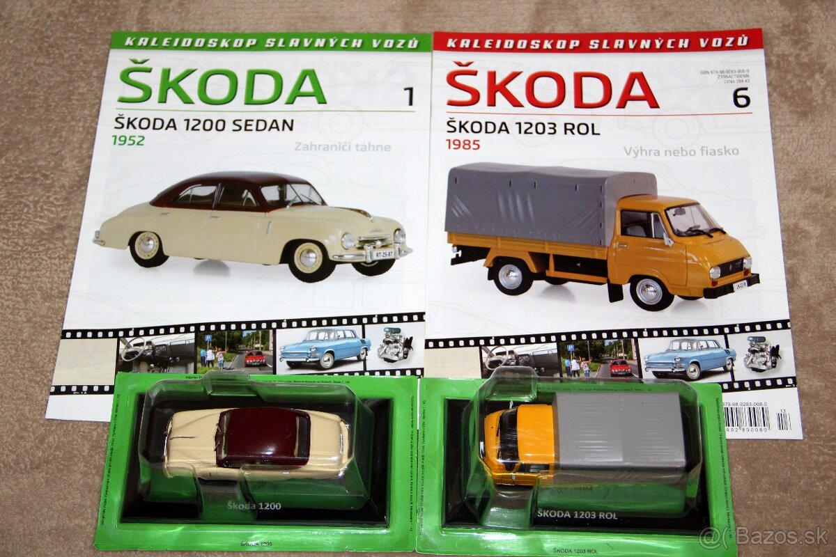 Škoda Kaleidoskop slávnych vozidiel DeAgostini 1:43