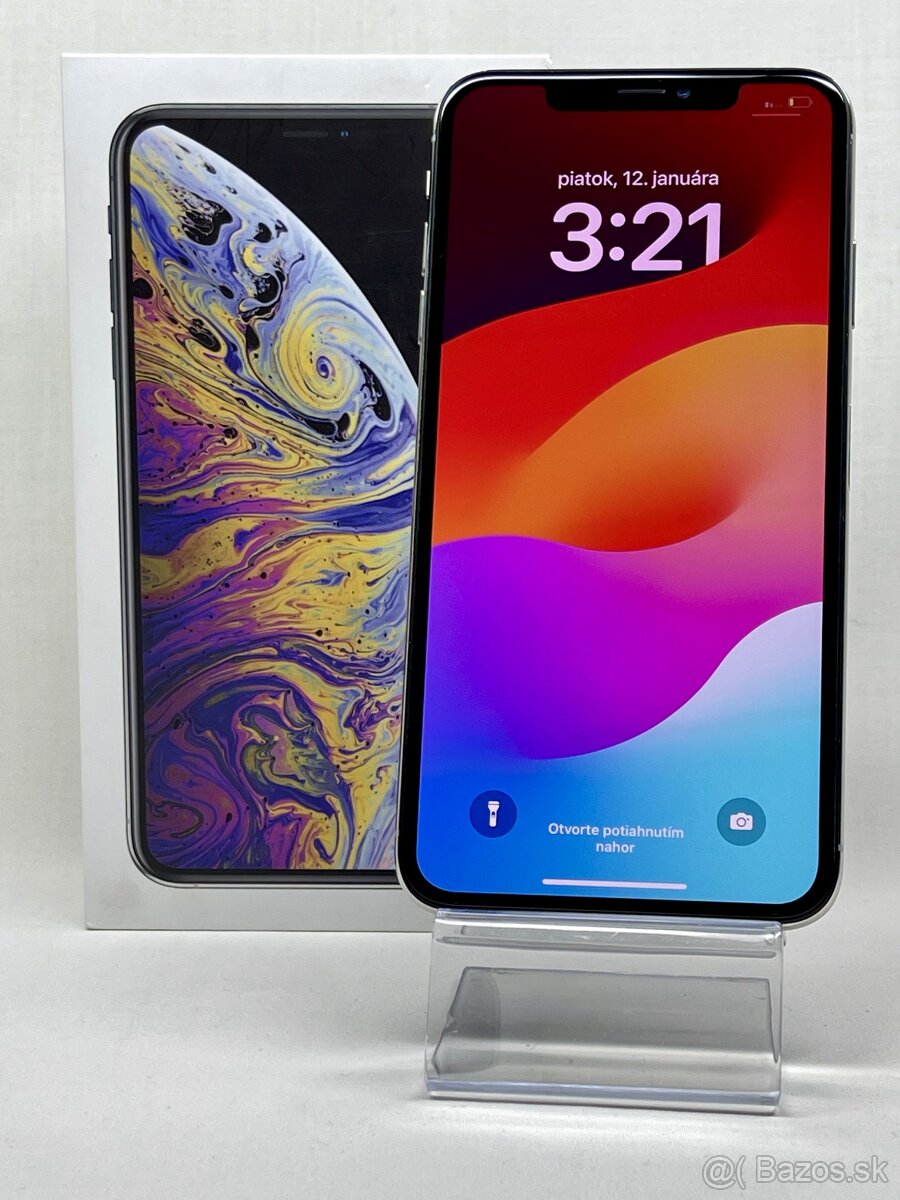 Apple iPhone XS Max 64 GB Silver - V ZÁRUKE