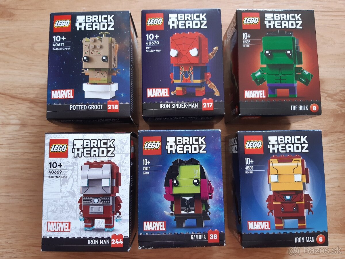 LEGO mix Brickheadz Marvel