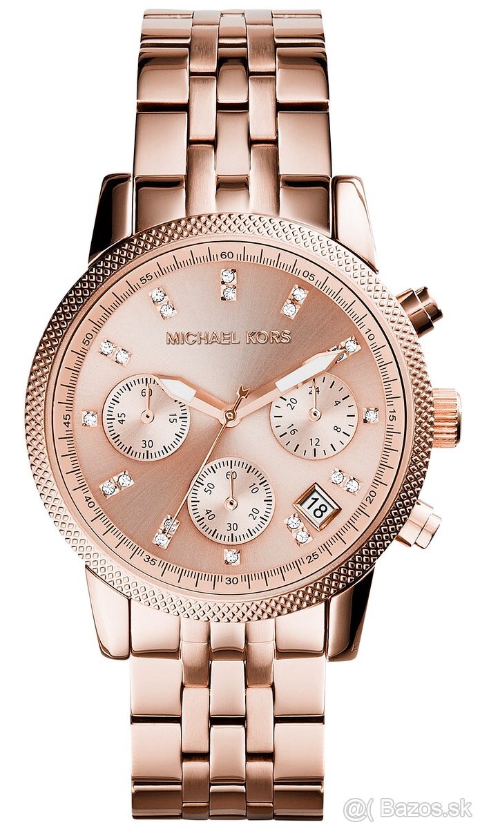 Michael Kors MK6077 originál dámske zlaté hodinky, TOP STAV