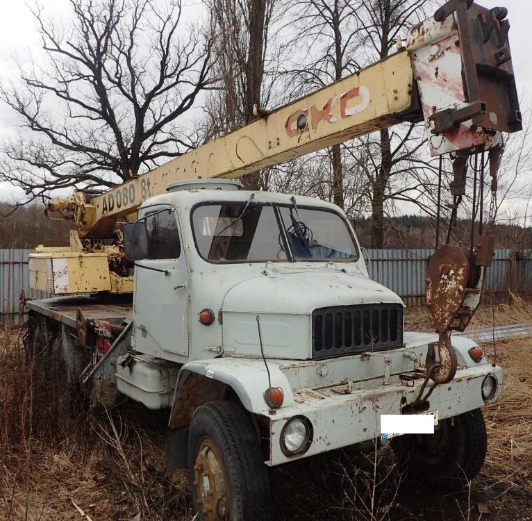 AD80 PV3S autojeřáb 8t SPZ 6x6 Praga +KOŠ možno