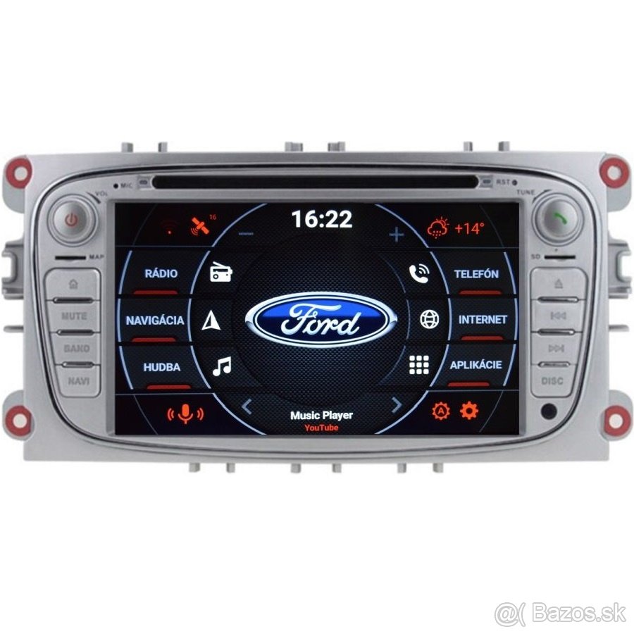 dotykove autoradio Navigacia FORD Android