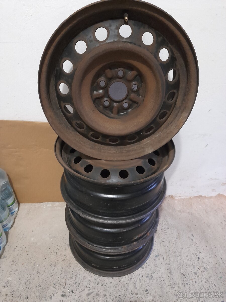 16" 5x100 kolesá orig. TOYOTA + zimné pneu 205/55 r16