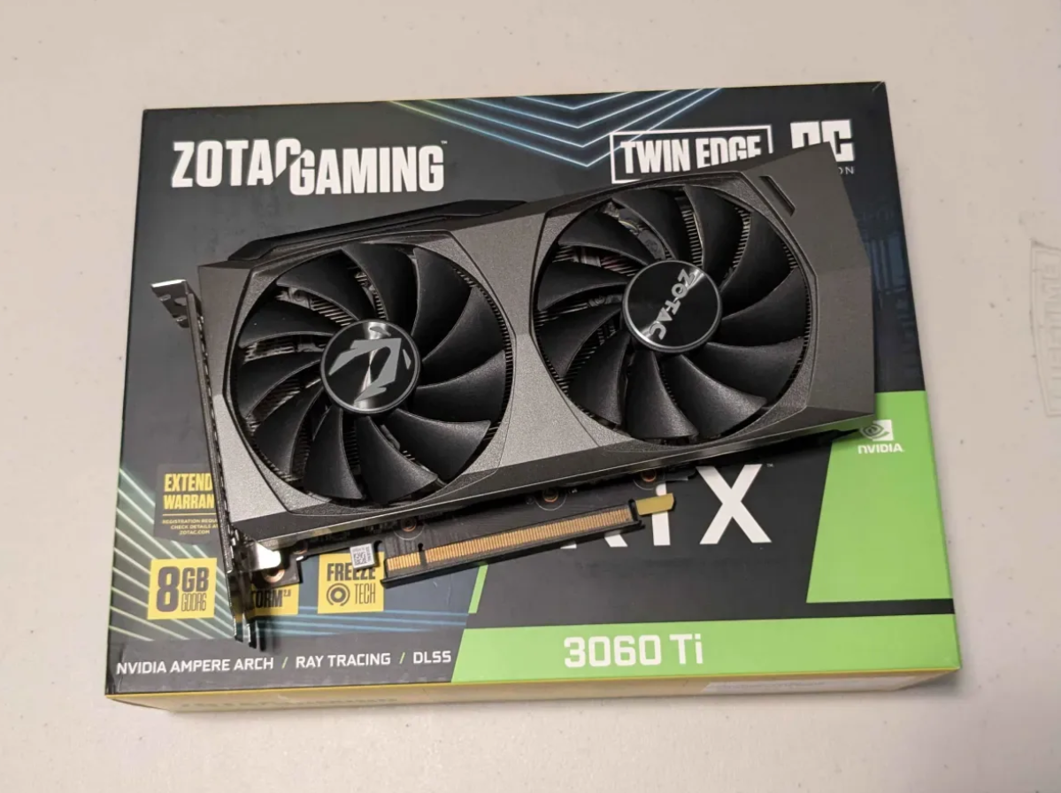 Predám grafiku Zotac RTX 3060 ti twin edge