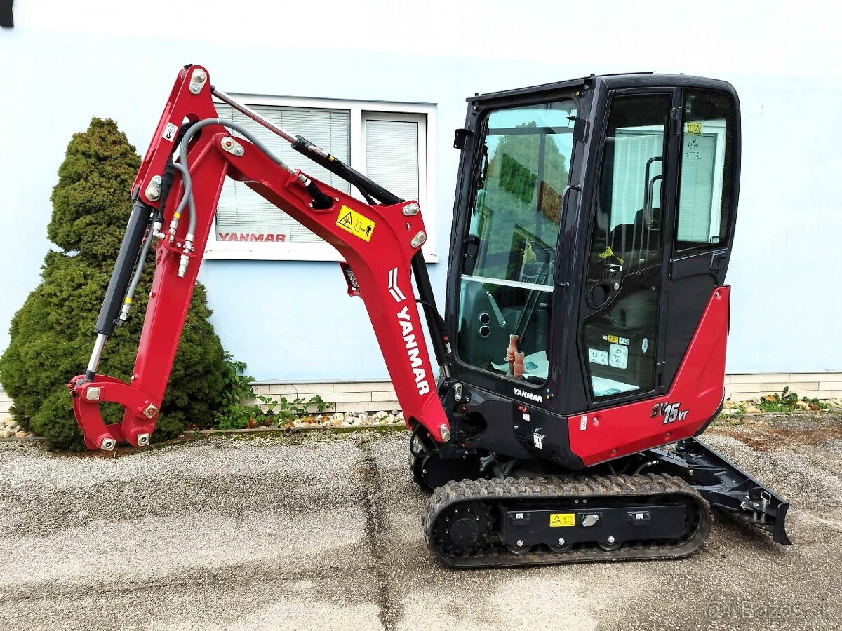 rypadlo Yanmar SV15VT pásový minibager