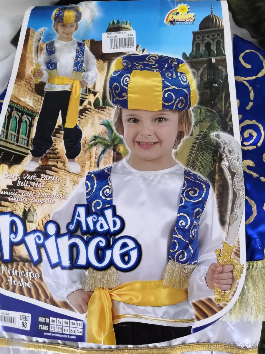 Karnevalový kostým - Arabský princ