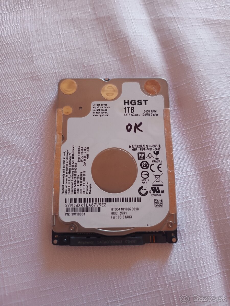 HGST 936896-001 5400 RPM 1tb SATA HDD