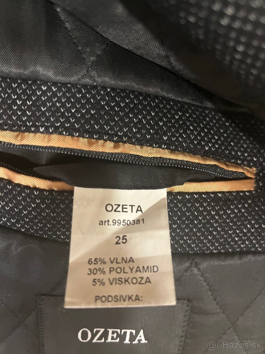 pánsky kabát  Ozeta - v 100% stave