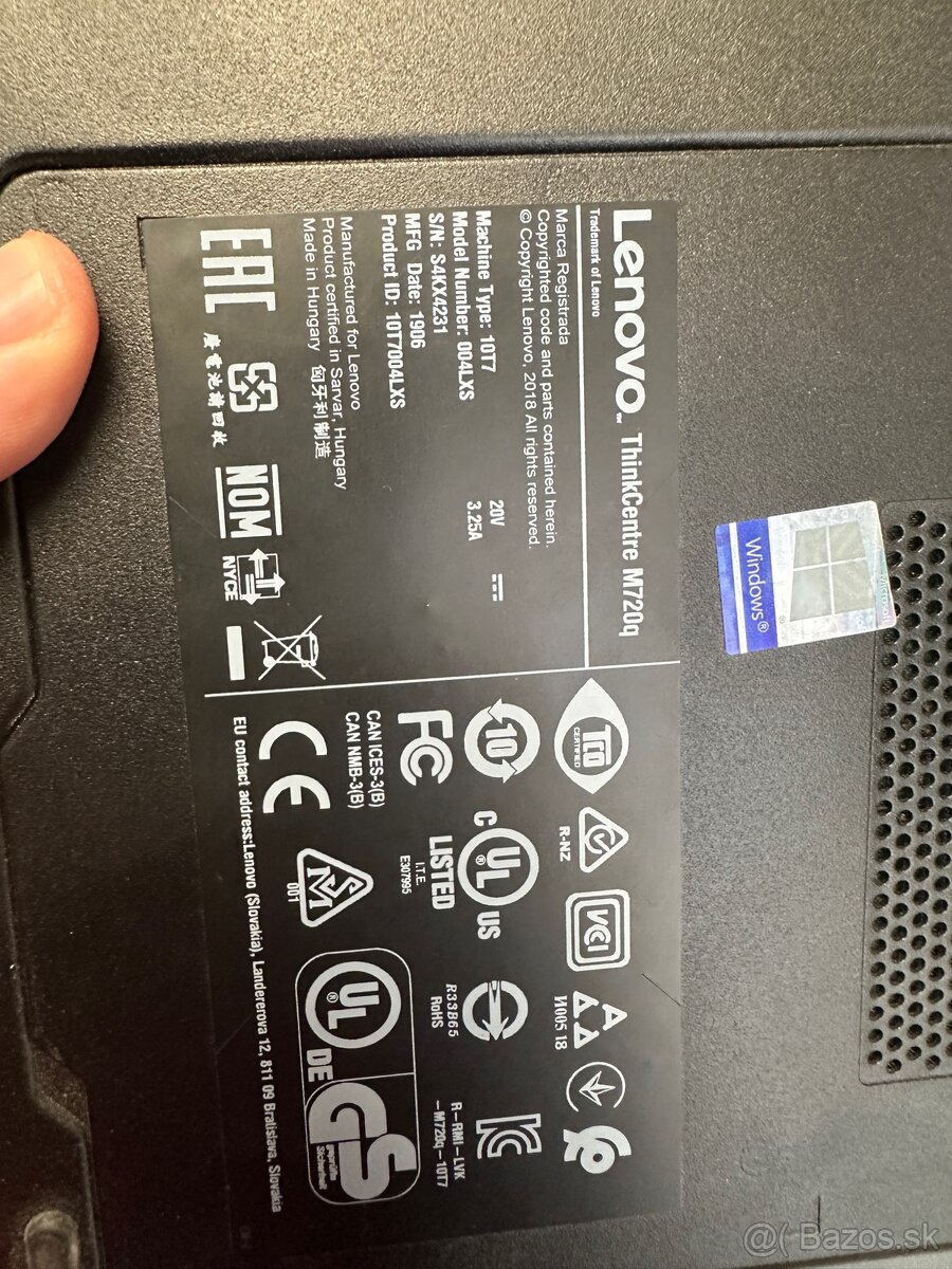 Lenovo thinkcentre M720q