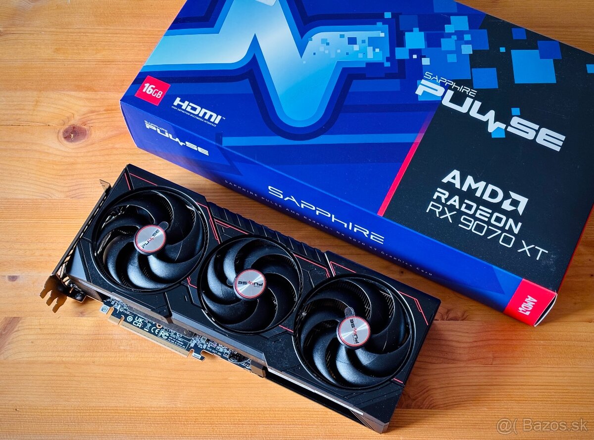 SAPPHIRE PULSE AMD Radeon RX 9070 XT GAMING 16G