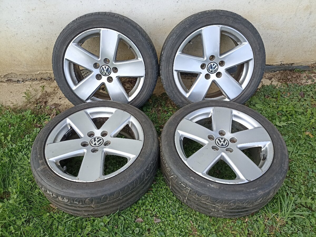 Aku disky originál VW 5x112 R17 225/45 letné