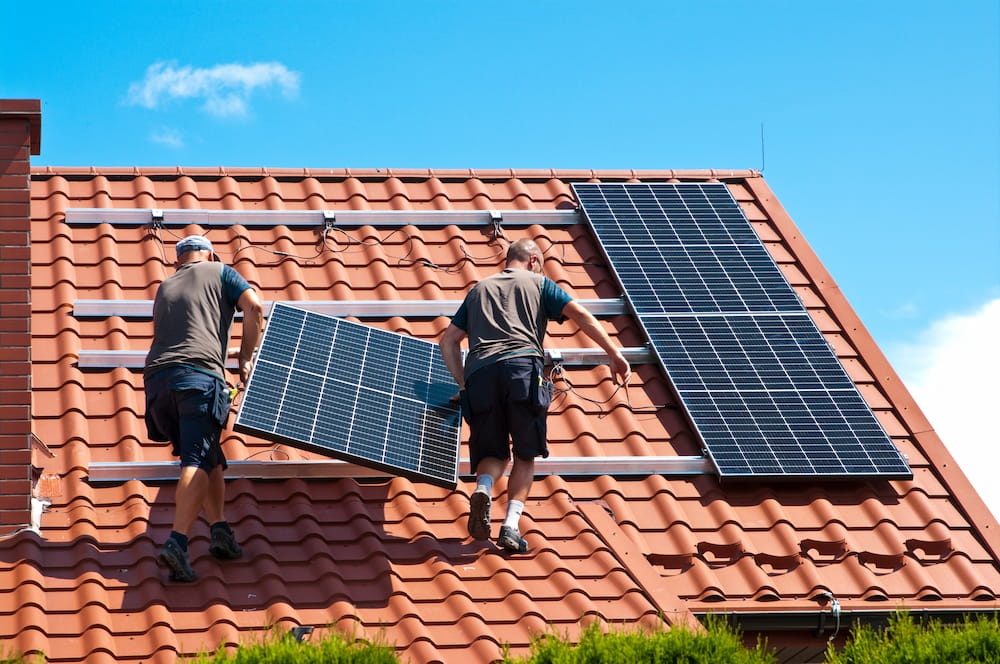 Montáž fotovoltaických panelov