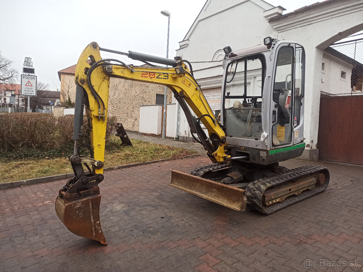 Minibager Wacker Neuson 28Z3 rv2011 CAT Takeuchi Kubota