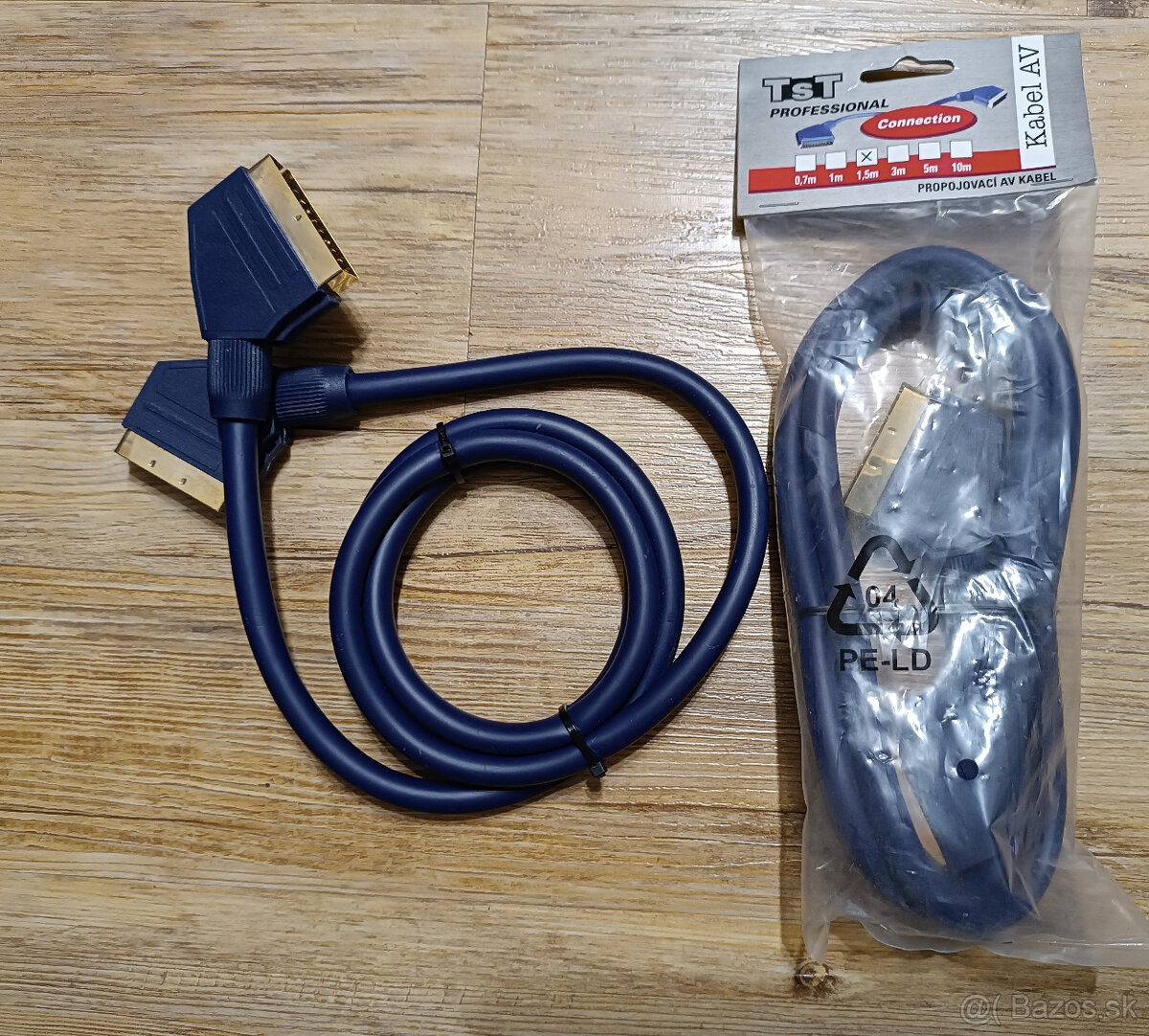 ⚡️ Kabel SCART - SCART Zlacený 1,5m ⚡️