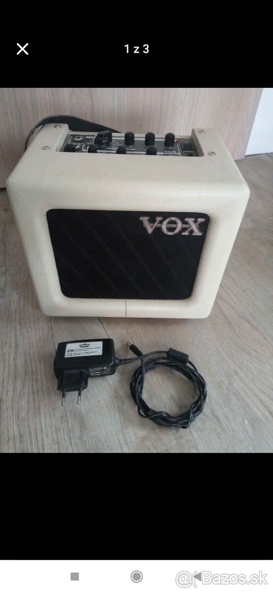 Predám modelingové kombo VOX mini 3 G2