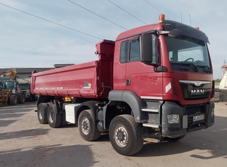 8676 - MAN TGS 35.440 - 8x6 – Meiller S3 + Bormatik – EURO 6