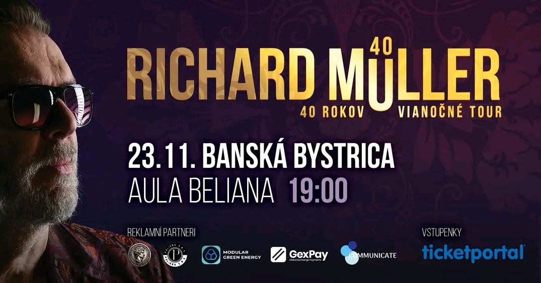 Koncert Richard Müller Banská Bystrica 23.11.2024