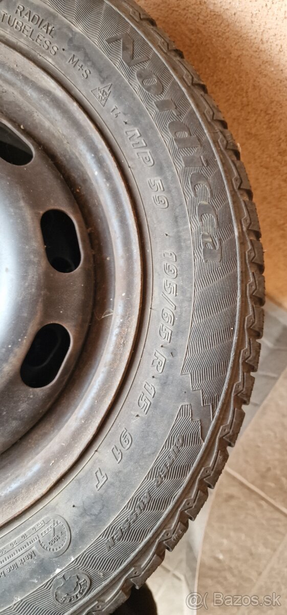 Zimné pneumatiky 195/65 r15 octavia 1