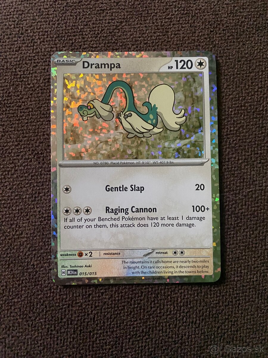 Drampa Pokémon Karta