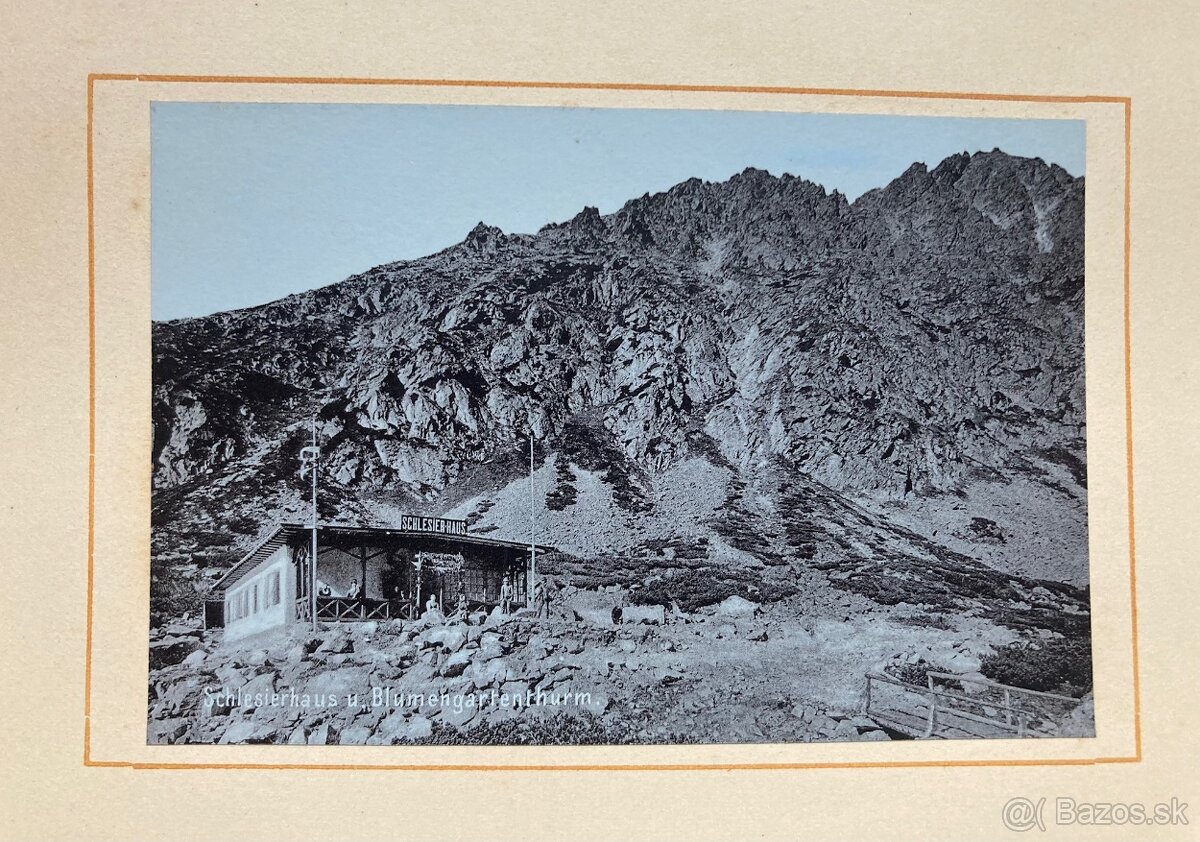 Tatry - 2 kabinetky z prelomu storočia (okolo 1900)