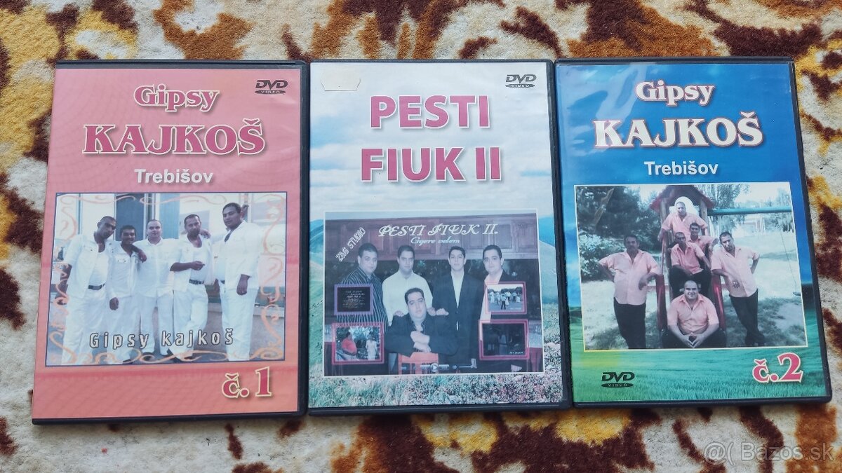 DVD Gypsy Pesti Fiuk II.Gypsy Kajkos 1 a 2 DCD Romske muzick