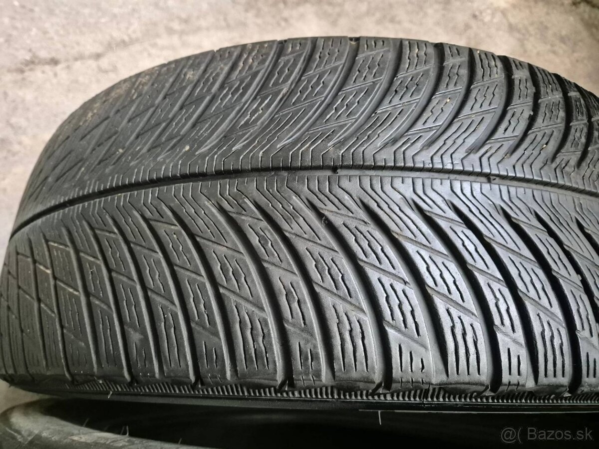 235/55r18 zimné 4 ks MICHELIN dezén 7,8-6,5 mm DOT2022