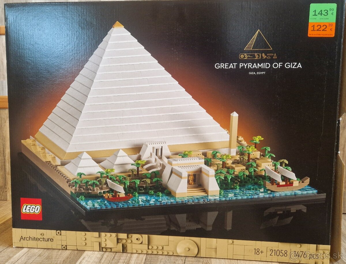 Lego architecture 21058 pyramída v Gize