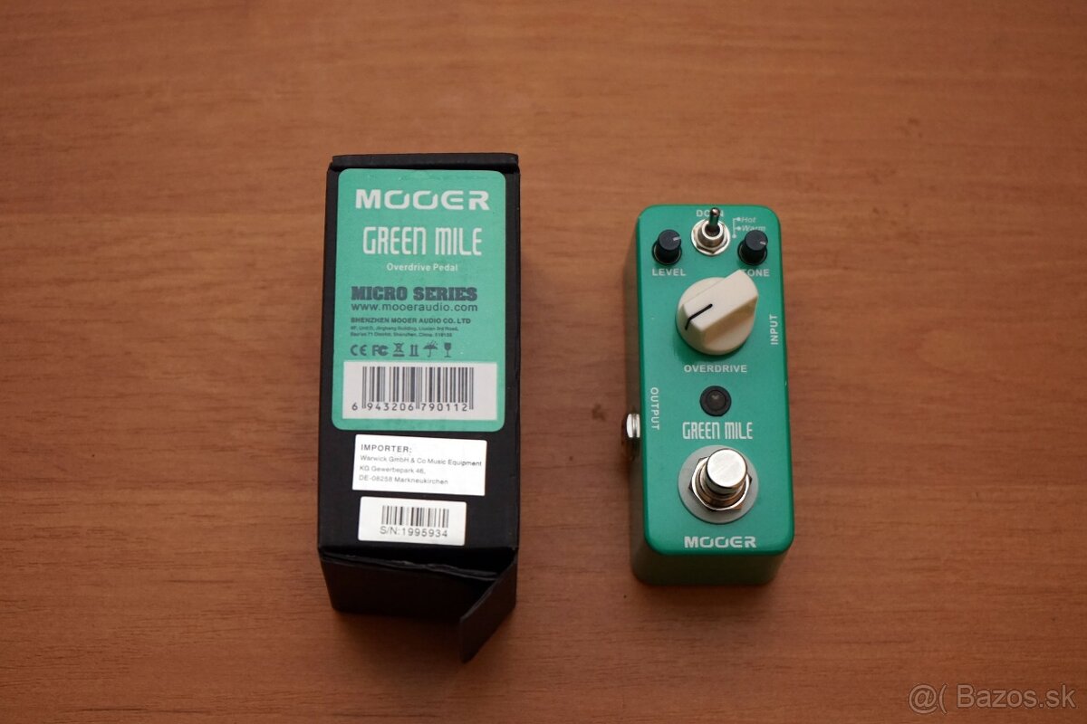 overdrive Mooer Green Mile